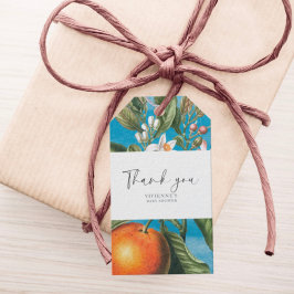 Etiqueta Para Presente Chic Baby in Bloom Baby Shower |Arch Thank You