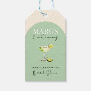 Etiqueta Para Presente Chic Elegant Margs e Matrimony Chá de panela
