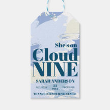 Chic Nuvem Nove Sonhadora Azul para Chá de Noiva