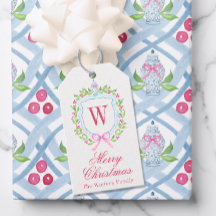 Chinoiserie Ginger Jar Monograma Crest