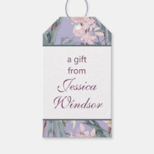 Chinoiserie Lavanda Floral Egret