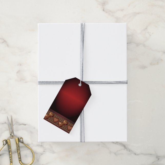 Etiqueta Para Presente Chocolate (Com cordão)