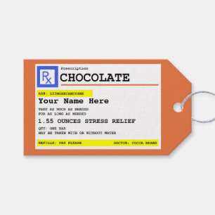 Etiqueta Para Presente Chocolate receitado Personalizado