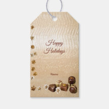 Chocolates Sortidos com Tag de Presente de Flores