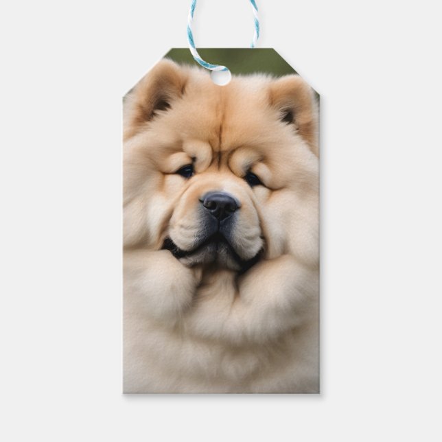 Etiqueta Para Presente Chow Chow (Frente)