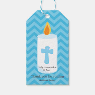 Etiqueta Para Presente Christening Candles