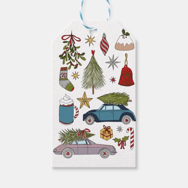 ETIQUETA PARA PRESENTE CHRISTMAS (Frente)