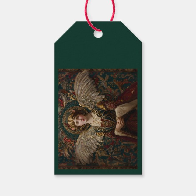 Etiqueta Para Presente Christmas Angel (Frente)