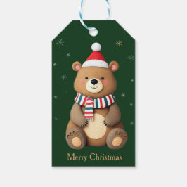 Etiqueta Para Presente Christmas Bear