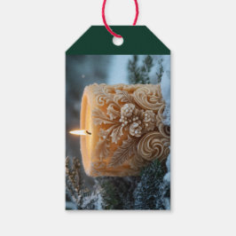 Etiqueta Para Presente Christmas Candle