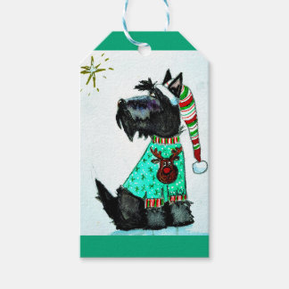 Etiqueta Para Presente Christmas Scottie