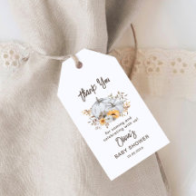 Chuva de Amor Outono Abóbora Baby Shower Agradecim