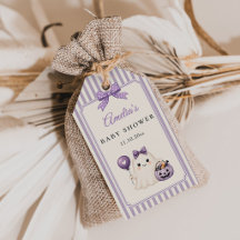 Chuva de Bebê de Halloween Fantasma Fofo Roxo