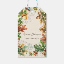 Chuva de Bebê Floresta de Outono Rústica