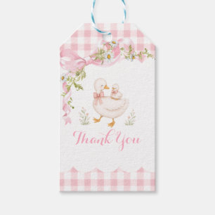 Etiqueta Para Presente Chuva de Bebê Margarida Vintage Silvestre