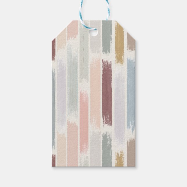 Etiqueta Para Presente Chuva de cores (Frente)