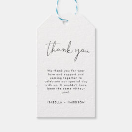 Etiqueta Para Presente Chuva de noiva elegante retrô preto e branco