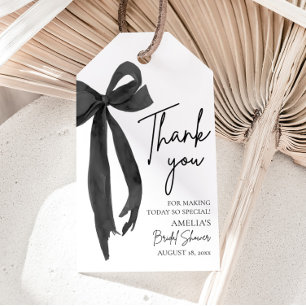 Etiqueta Para Presente Chuva de Presentes da Black Bow: Ela Está se Casan