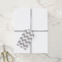 Cinza e Chevron Branco