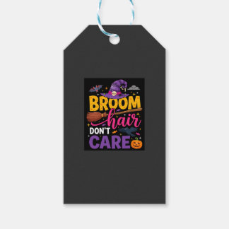 Etiqueta Para Presente Citação de Bruxa do Cabelo de Vassoura de Hallowee