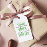 Etiqueta Para Presente Citação de Motivação de Sua Matéria de Voz Verde P<br><div class="desc">Citação de Motivação de Sua Matéria de Voz Verde Positiva</div>