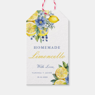 Etiqueta Para Presente Citrus Homemade Limoncello Lemon Favores do casame