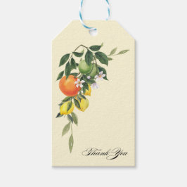 Etiqueta Para Presente Citrus Themed Bridal Shower Favor Gift Tag