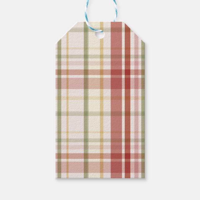 Etiqueta Para Presente Clan Stewart Tartan (Frente)