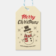 Clássico Vintage Retro Snowman Natal