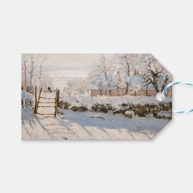 Etiqueta Para Presente Claude Monet - A Pega (Frente (horizontal))