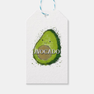 Etiqueta Para Presente Cobra Avocado Watercolor