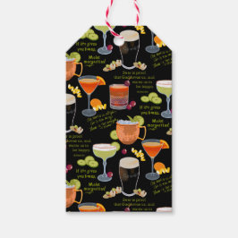 Etiqueta Para Presente Cocktails e contemplação