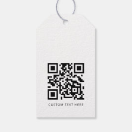 Etiqueta Para Presente Código QR do logotipo profissional moderno para em