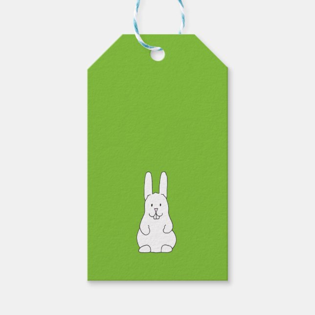 Etiqueta Para Presente Coelhinho de Páscoa (Frente)