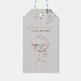 Etiqueta Para Presente Coelho Bebê Coelho Aquarela Neutro em Gênero