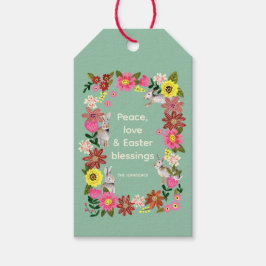Etiqueta Para Presente Coelho Bonito Coelho Floral páscoa Frita Dicas de 