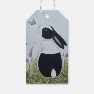 Etiqueta Para Presente Coelho Bunny Aquarela Holandesa