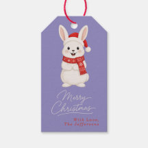 Coelho de Natal Fofo Roxo