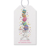 Coelho engraçado Colorido elegante Feliz Páscoa