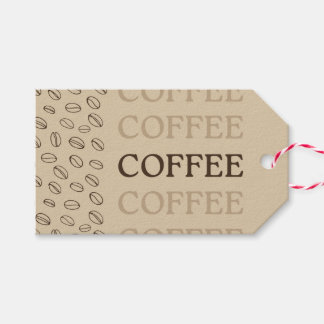 Etiqueta Para Presente Coffee Gift Tag – Retro Coffee Beans