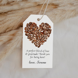 Etiqueta Para Presente Coffee Love is Brewing Shower Thank You Favor
