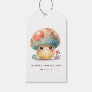 Etiqueta Para Presente Cogumelo Whimsical