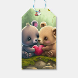 Etiqueta Para Presente Cogumelos cubanos na floresta