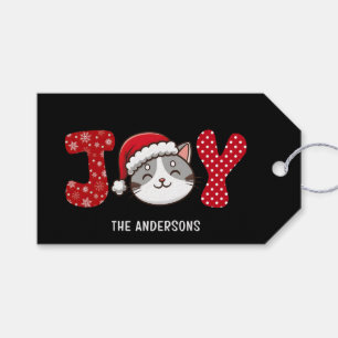 Etiqueta Para Presente Coisa de Natal "JOY" Personalizada