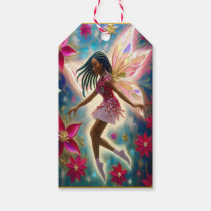 Etiqueta Para Presente Coleção de Fadas de Natal - Cabelo de Cordas