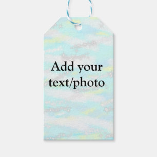 Etiqueta Para Presente Coloração colorido simples adicione sua foto de te