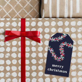 Etiqueta Para Presente Colorida Etiqueta de Presente de Natal com Grinald