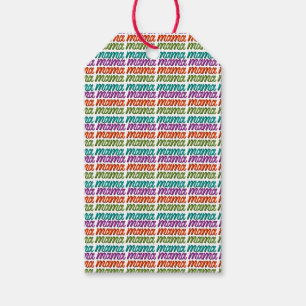 Etiqueta Para Presente Colorida Mama Gift Bag