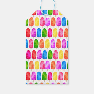 Etiqueta Para Presente Colorida Psicle Ice Lolly