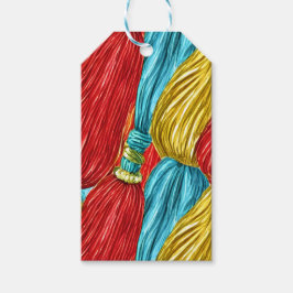 Etiqueta Para Presente Colorida Tassels